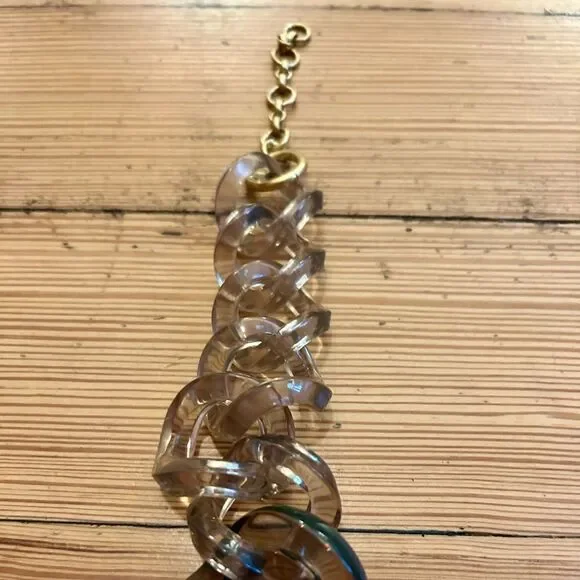 J.CREW Ombre Lucite Chunky Link Necklace. - Picture 10 of 15